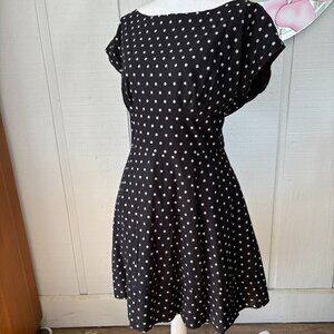Kate Spade Fiorella Polka Dot Dress, Size 14